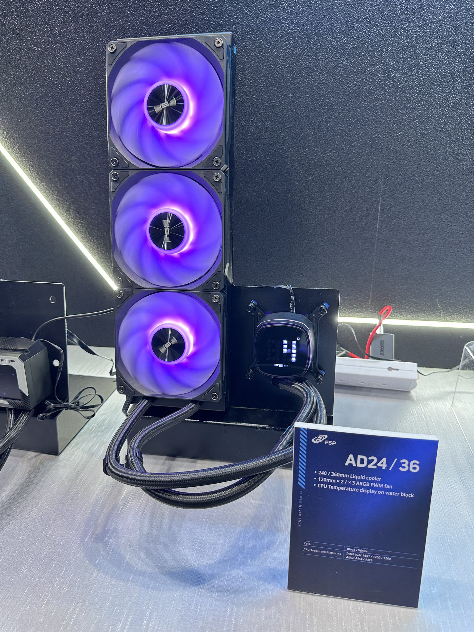Жидкостные кулеры FSP AD24/36 и AP36