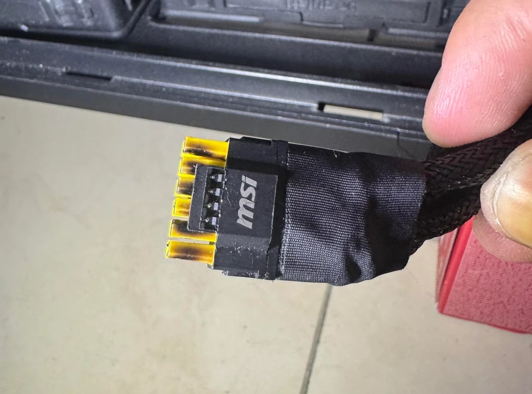 MSI 12-pin dual color burned
