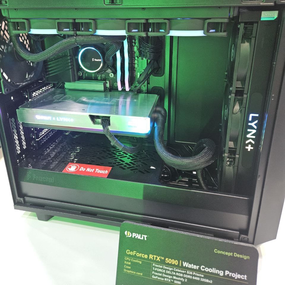 Palit RTX 5090 Water Cooling Project