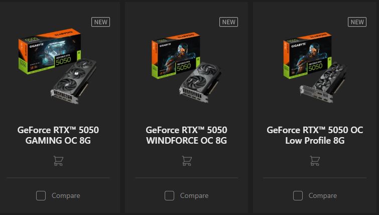 Gigabyte RTX 5050