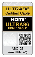 HDMI Forum выпустила спецификацию HDMI 2.2 с пропускной способностью 96 Gbps 2 Ultra96 Label