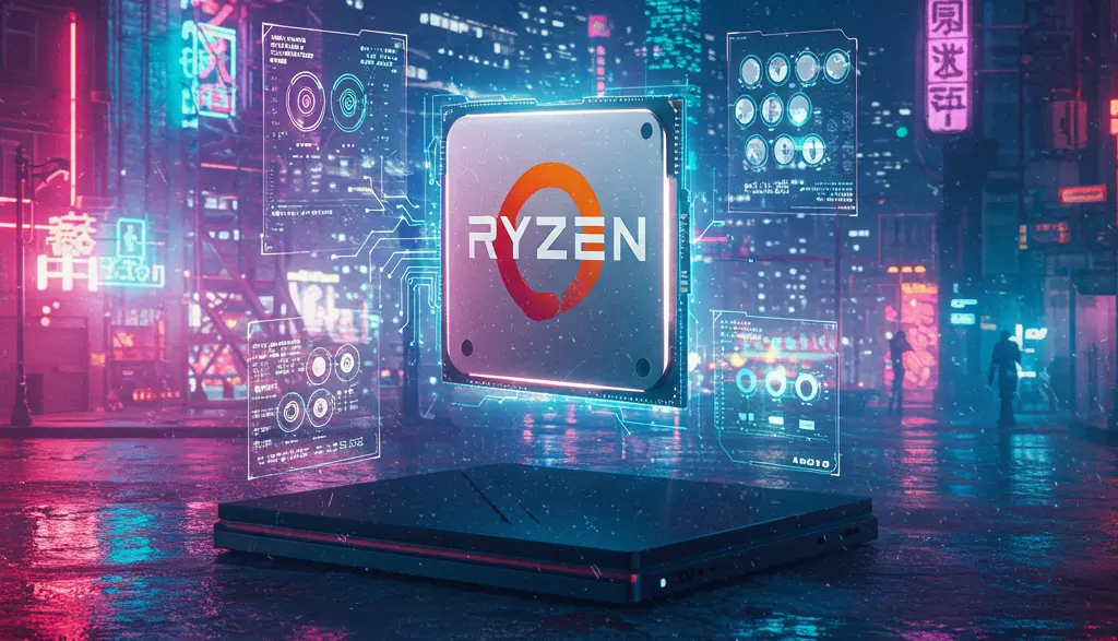 AMD Ryzen AI 9 HX 475 мобильный процессор с 12 ядрами