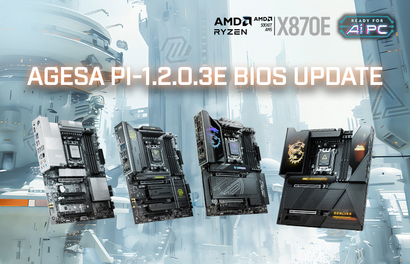 MSI выпустила BIOS AMD AGESA 1.2.0.3e с поддержкой 64GB x4 DRAM и Ryzen CPU