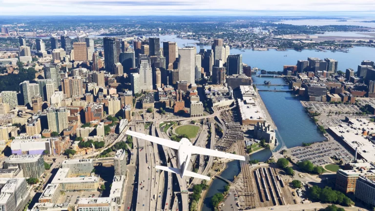 Обновление Microsoft Flight Simulator 11 – новые города Массачусетс и Нью-Джерси на восточном побережье США