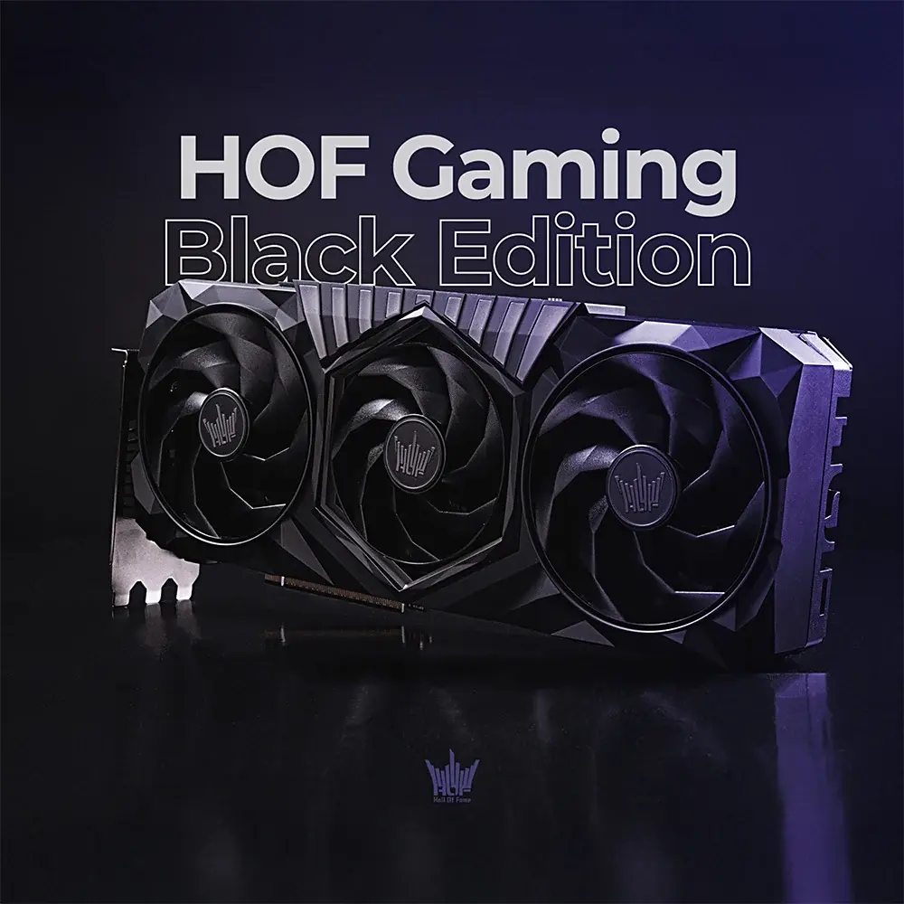 GALAX представляет Black HOF Gaming Edition для RTX 5080 и RTX 5070 Ti
