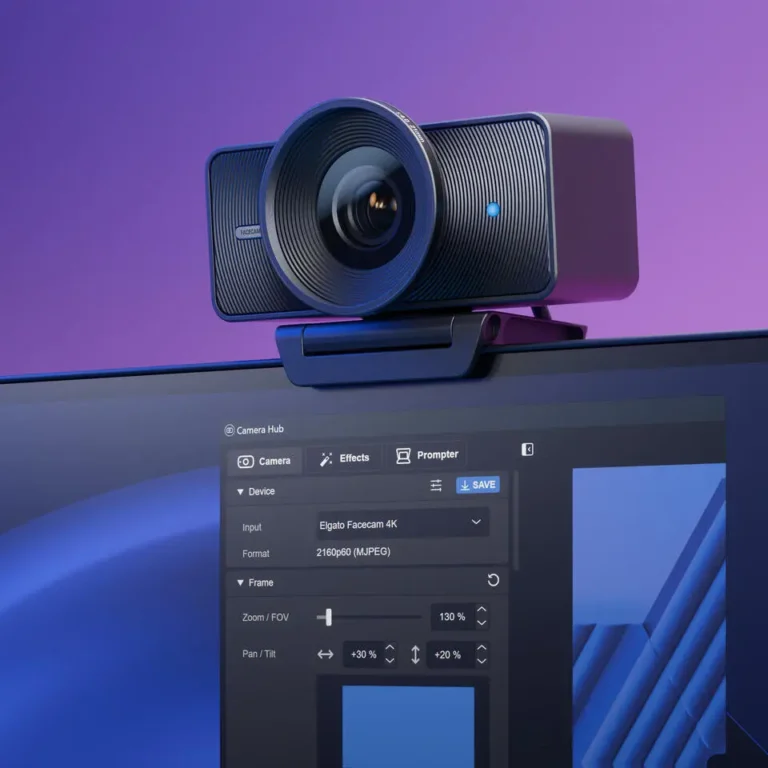 Видеокамера Elgato Facecam 4K 60 FPS с сенсором SONY STARVIS 2