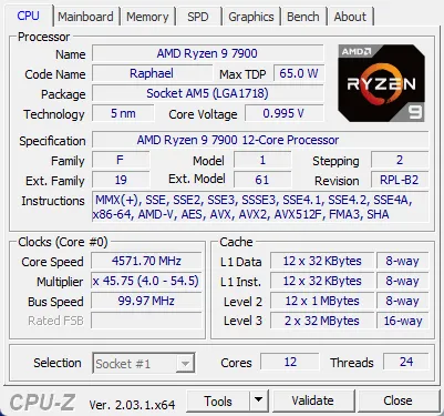 Скачать CPU-Z v2.16