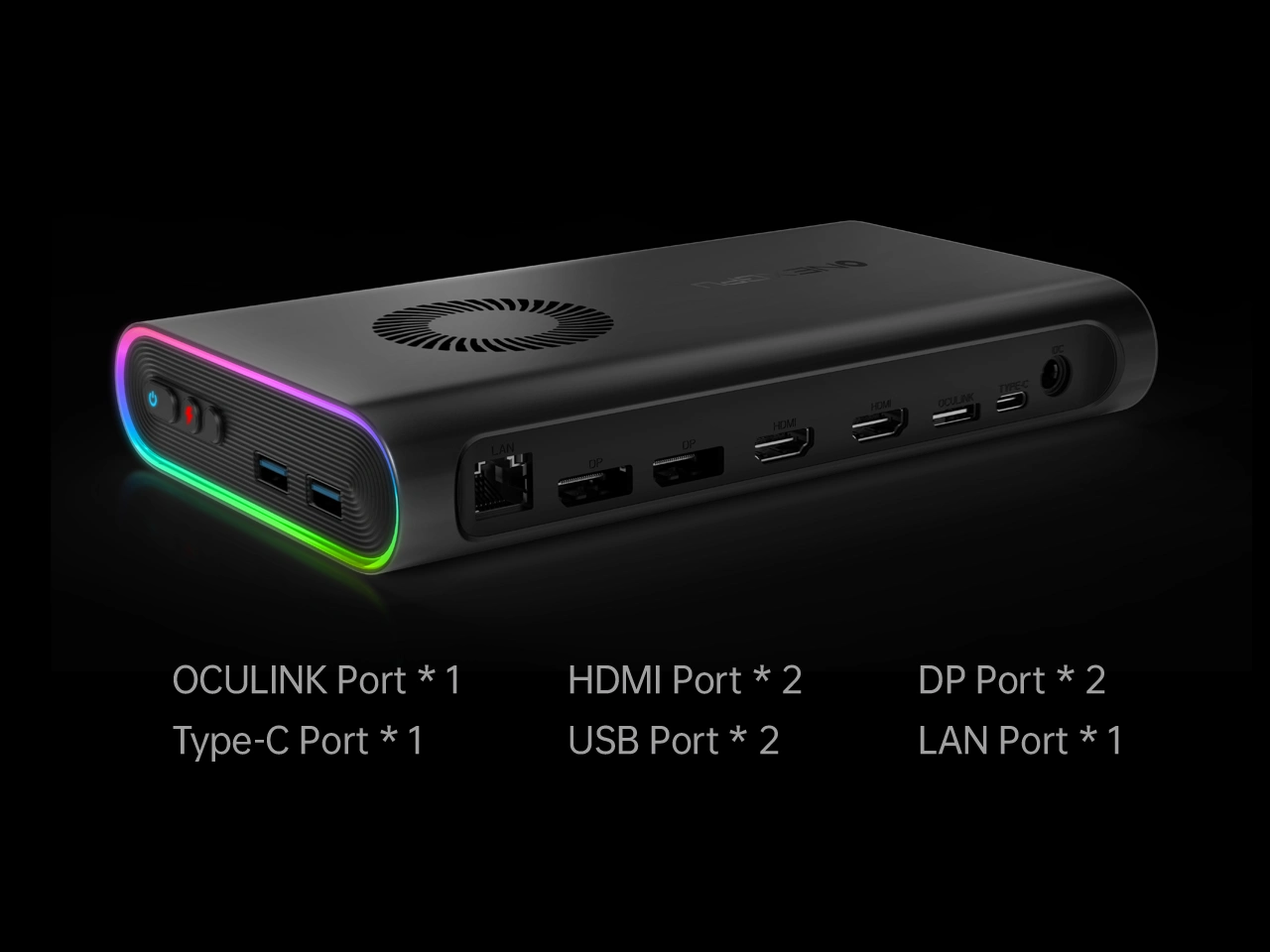 ONE-NETBOOK готовит первый в мире ThunderBolt 5 основанный eGPU с RX 7600M XT 2 Оригинальный ONEXGPU с портом OCulink