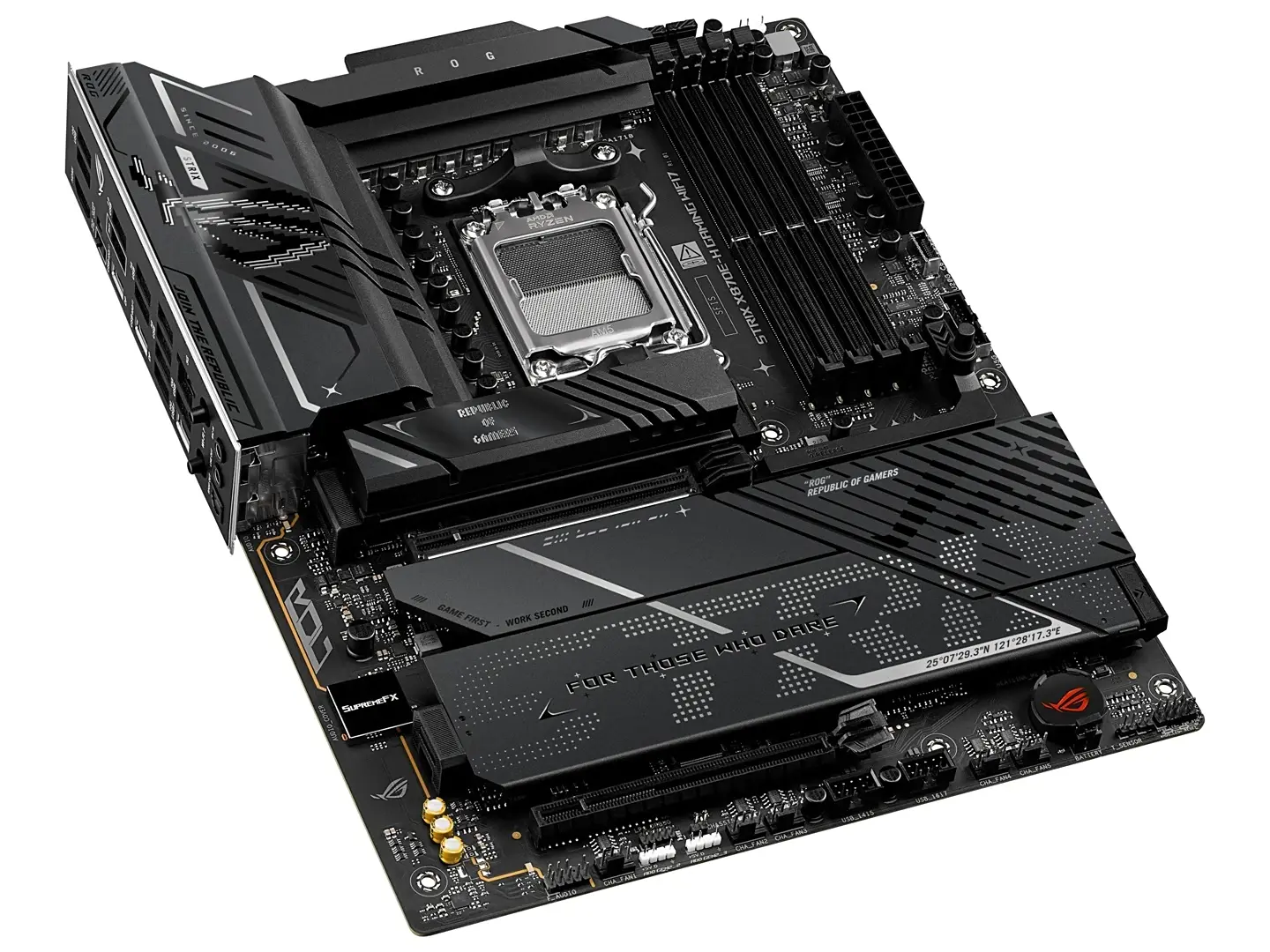 Панель разъемов ASUS ROG Strix X870E-H GAMING WiFi7