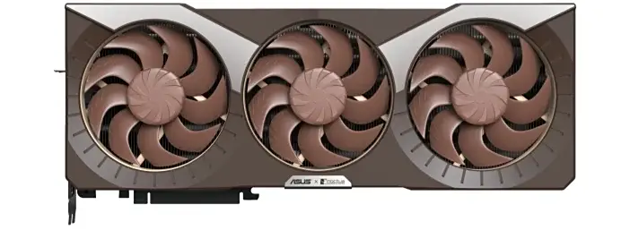 Печатная плата и элементы охлаждения ASUS RTX 5080 Noctua OC Edition