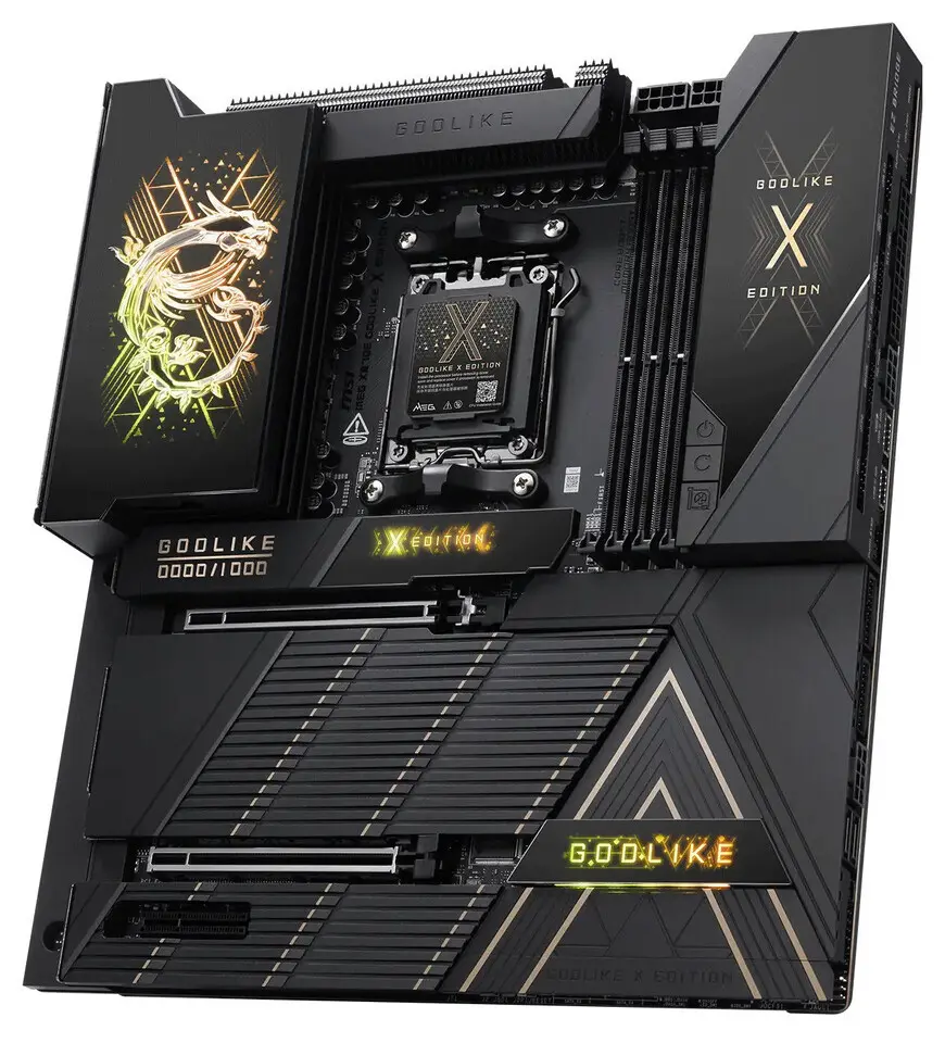 MSI анонсирует платы GODLIKE X Edition и X870E MAX