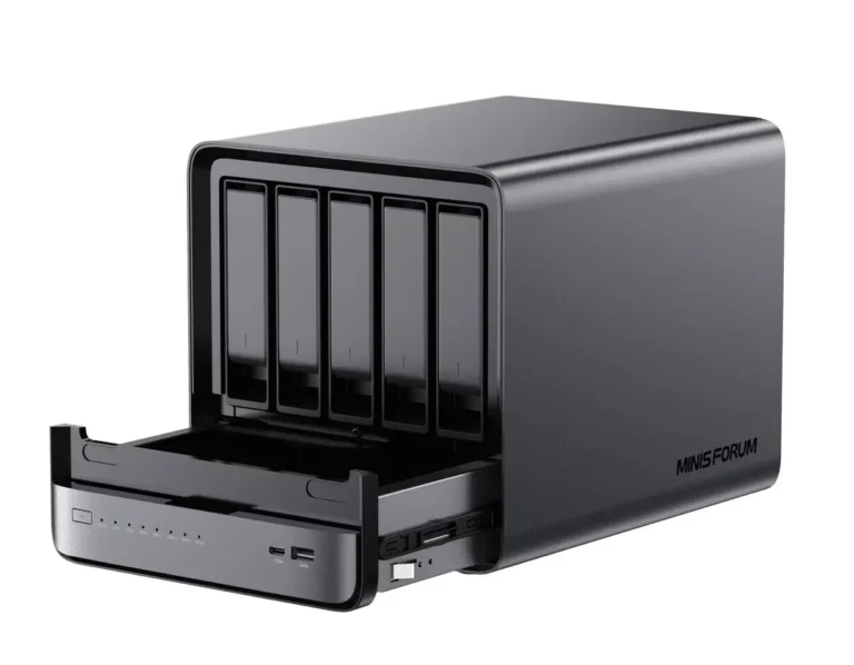 Minisforum N5 Pro AI NAS с Ryzen AI 9 HX Pro 370—параметры