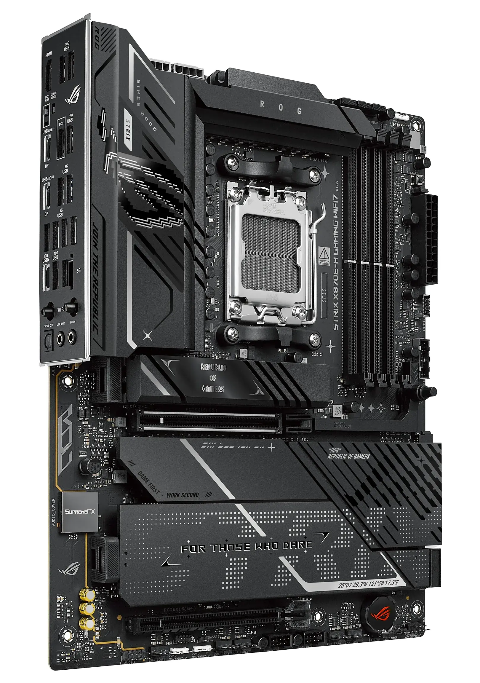 Дизайн и охлаждение ASUS ROG Strix X870E-H GAMING WiFi7