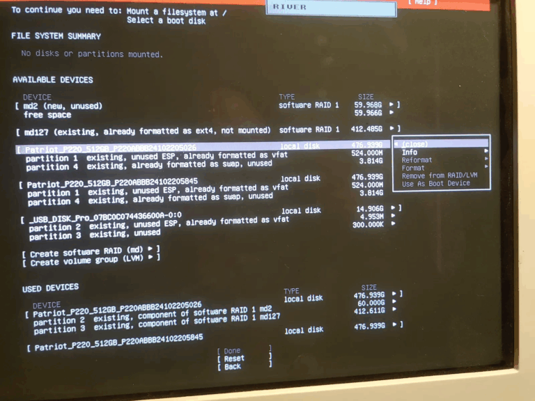 Установка Ubuntu Server — варианты загрузочных дисков серые (неактивны): причины и как исправить