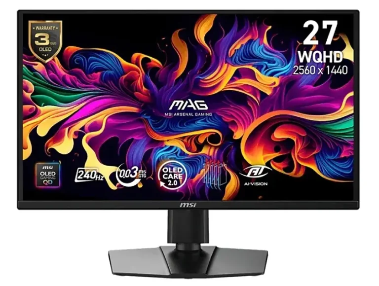 Запуск монитора MSI MAG 272QP QD-OLED с панелью 2K 240Hz Запуск монитора MSI MAG 272QP QD-OLED с панелью 2K 240Hz