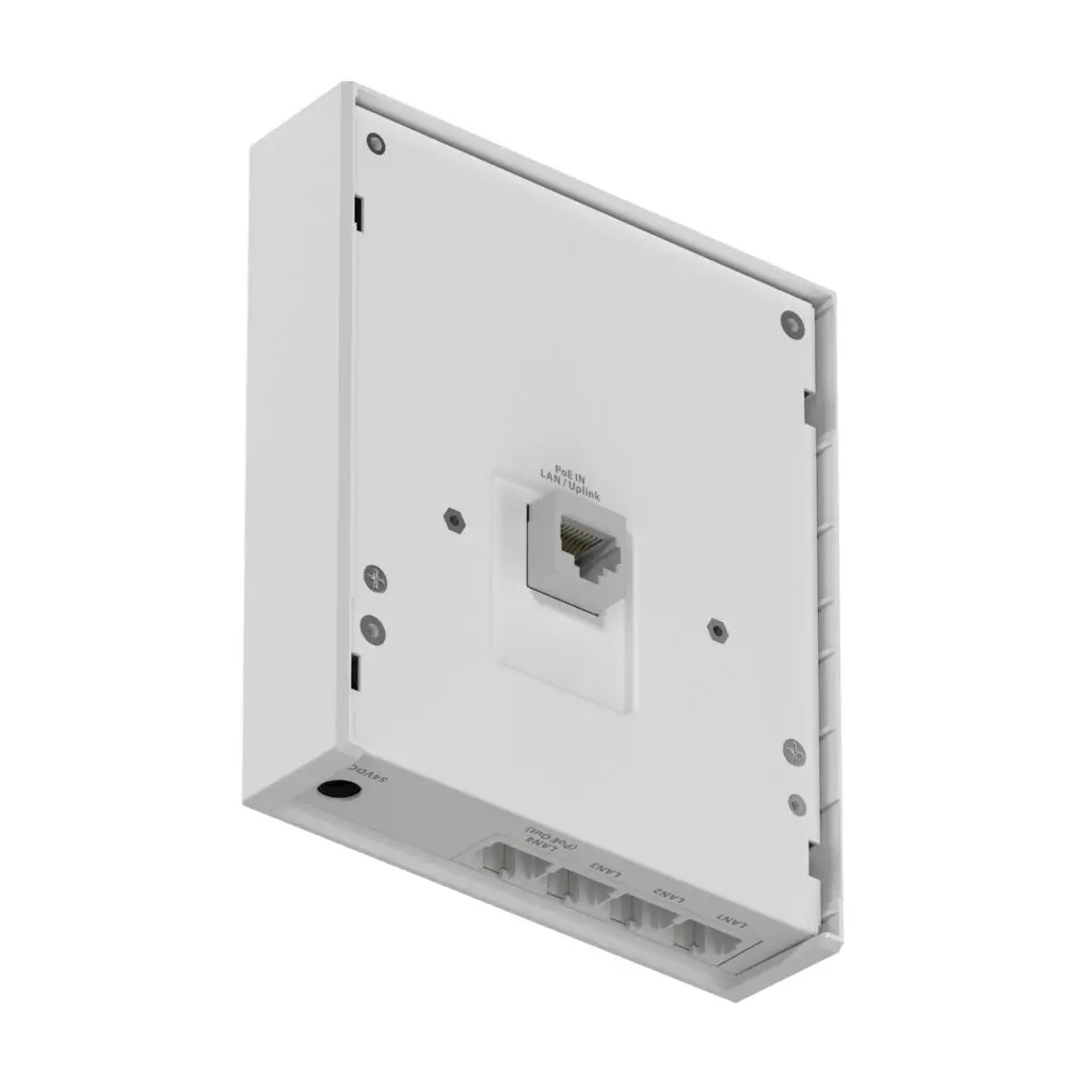Запущена настенная точка доступа NETGEAR WAX610W Wi-Fi 6 2 Задняя панель NETGEAR WAX610W