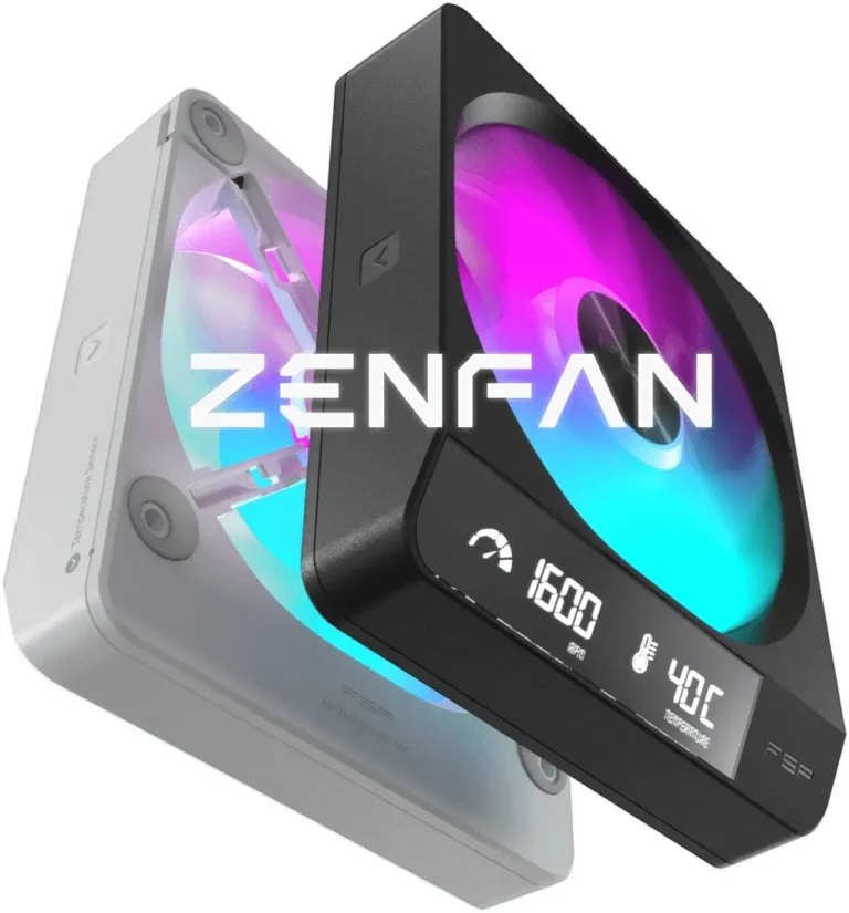 FSP представляет ZENFAN с отображением скорости и температуры в реальном времени FSP представляет ZENFAN с отображением скорости и температуры в реальном времени