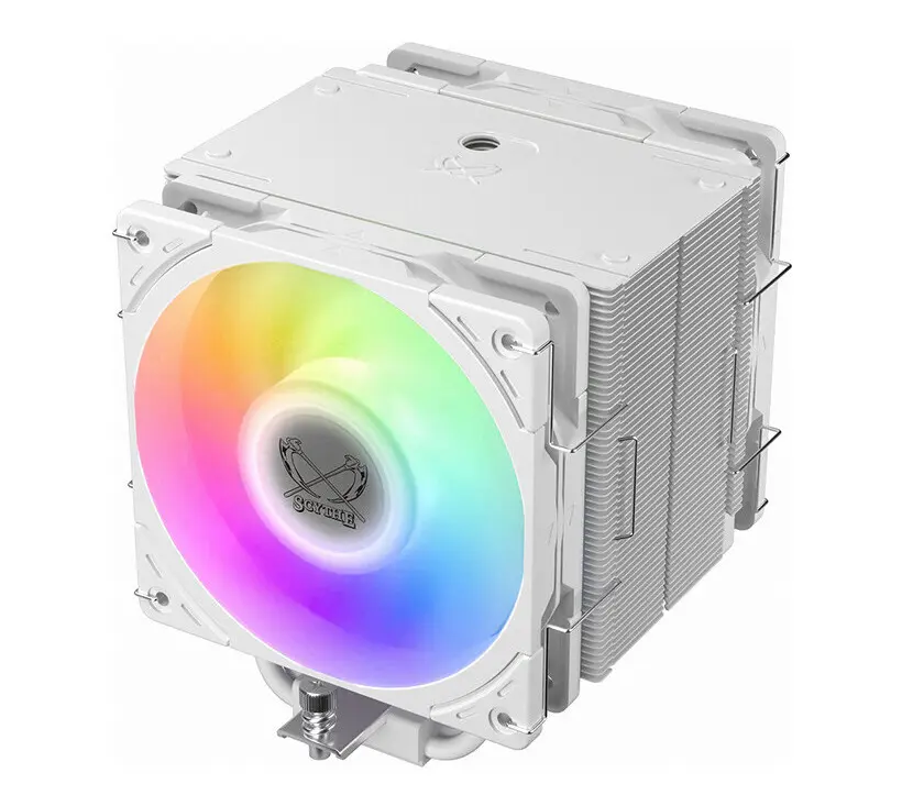 Scythe выпустила Mugen 6 White Edition с двумя RGB вентиляторами 2 Вентиляторы с ARGB подсветкой