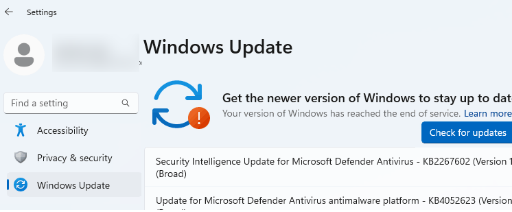 Windows достигла конца поддержки и не обновляется: что делать и как исправить