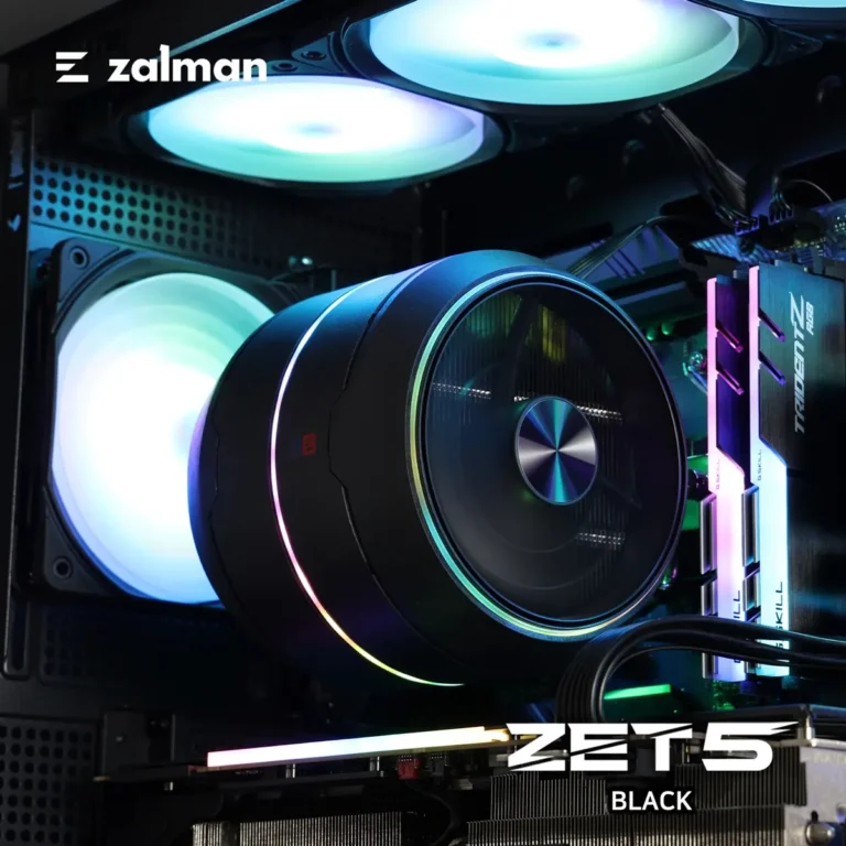Запущено охлаждение Zalman ZET5 с дизайном в стиле реактивного двигателя Запущено охлаждение Zalman ZET5 с дизайном в стиле реактивного двигателя