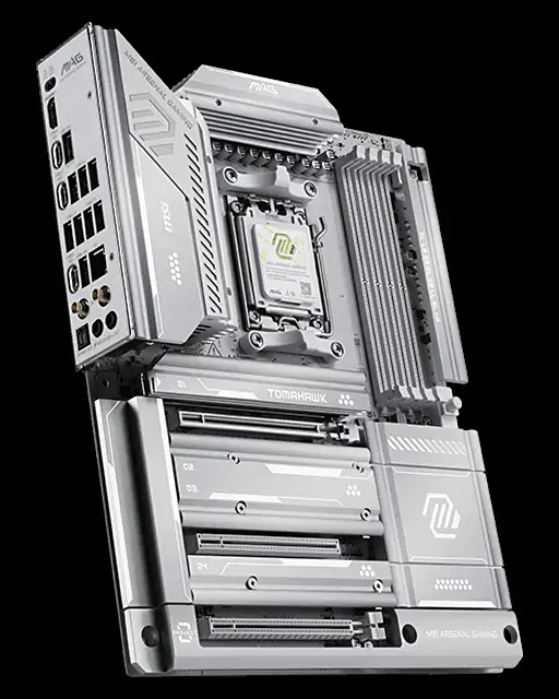 MSI расширяет серию AM5 с X870E TOMAHAWK MAX WIFI PZ 2 Расположение портов расширения на MSI MAG X870E TOMAHAWK