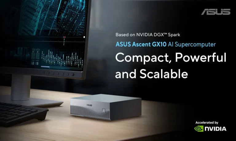 ASUS Ascent GX10 приносит производительность Grace Blackwell AI на настольный компьютер ASUS Ascent GX10 приносит производительность Grace Blackwell AI на настольный компьютер