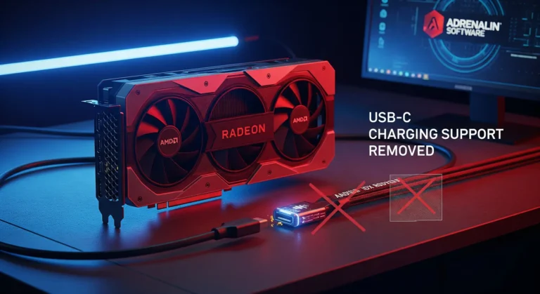 Radeon Adrenalin 25.10.2 вводит двойную структуру драйвера и убирает зарядку по USB-C на RX 7900