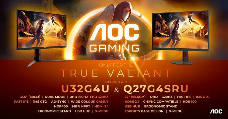 AOC GAMING G4 с 320 Гц быстрыми IPS-дисплеями AOC GAMING G4 с 320 Гц быстрыми IPS-дисплеями