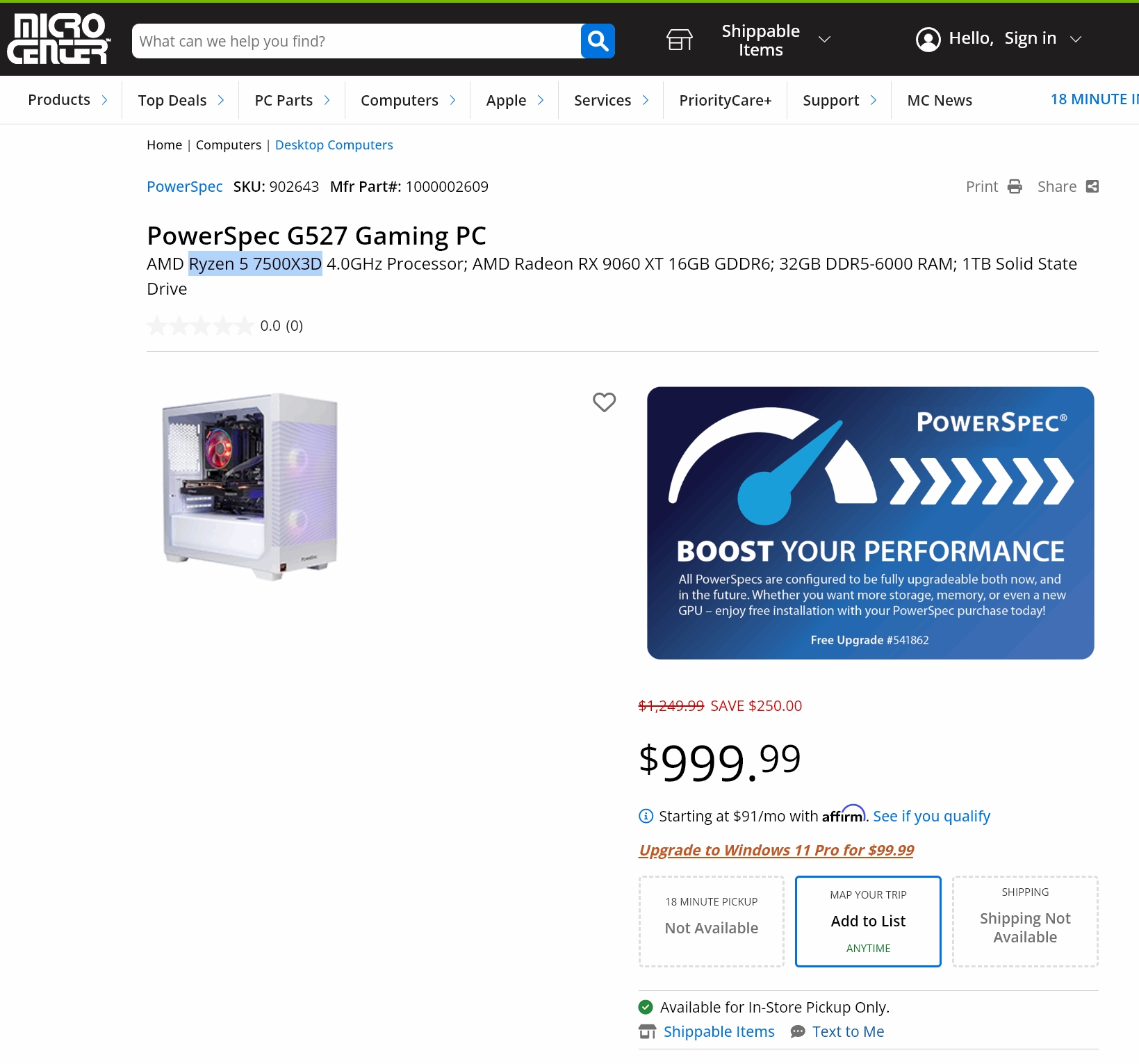 AMD Ryzen 5 7500X3D замечен в игровых ПК США 1 Процессор AMD Ryzen 5 7500X3D