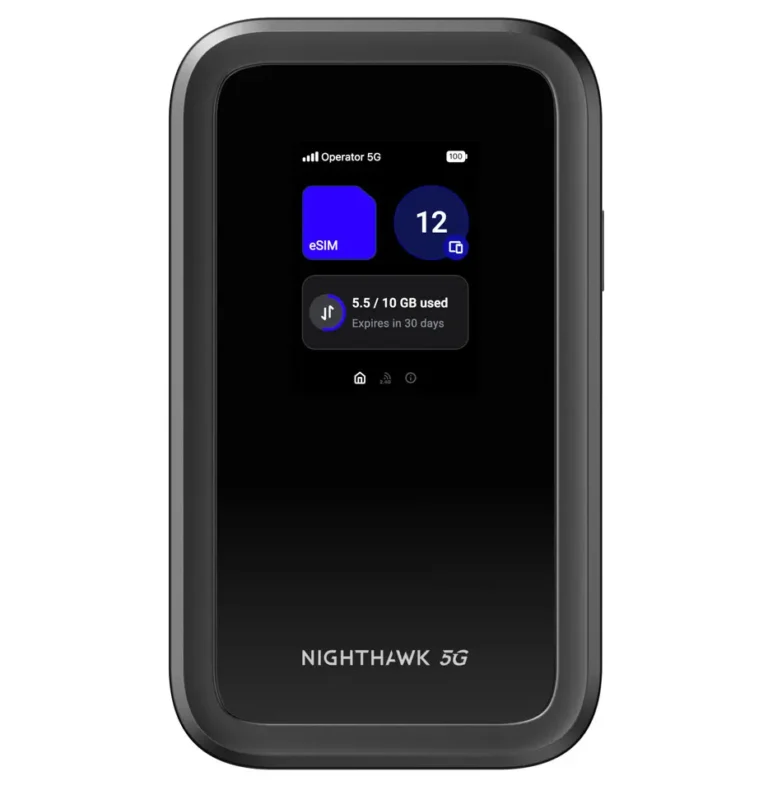 Запуск портативного Wi-Fi 7 хотспота Netgear Nighthawk M7 с поддержкой глобального eSIM