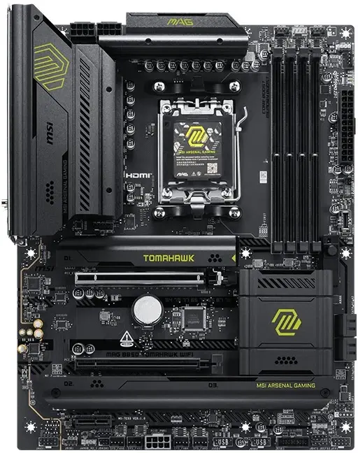 Радиаторы MSI MAG B850 TOMAHAWK WIFI