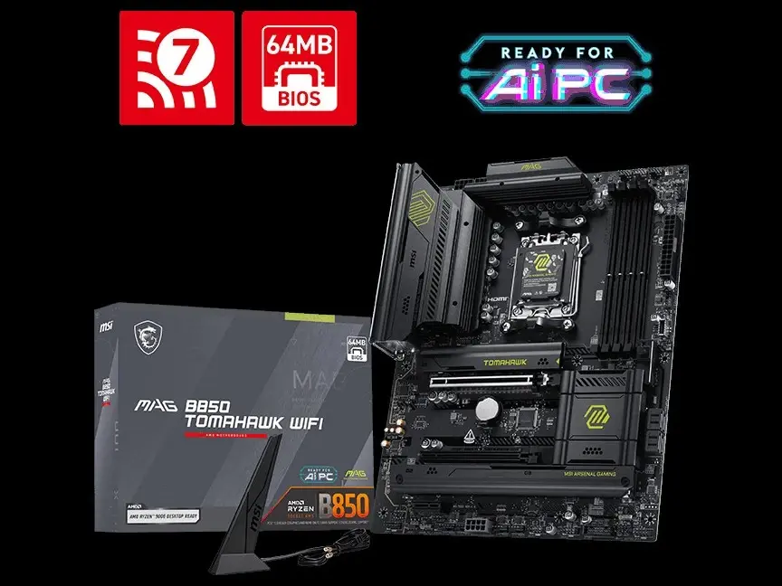 MSI запускает MAG B850 TOMAHAWK WIFI Non-MAX Edition