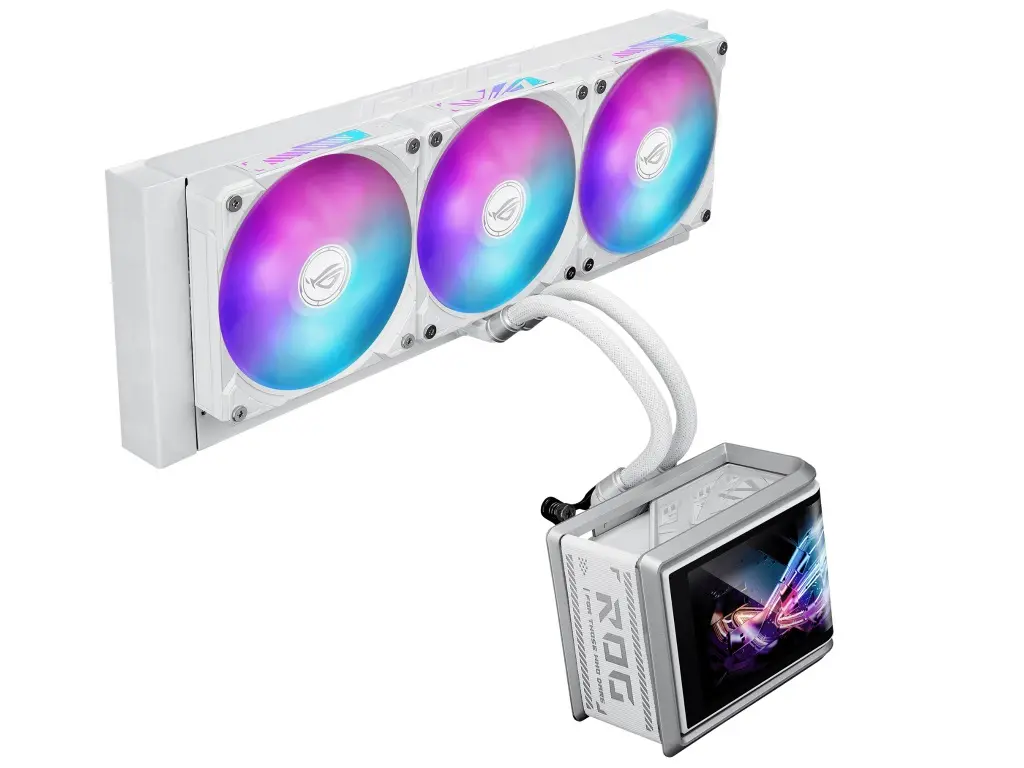 ASUS выпустила ROG Ryuo IV SLC 360 ARGB White Edition 3 Комплект ASUS ROG Ryuo IV SLC 360 ARGB