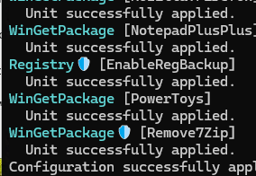 Автоматизация Развертывания Программ и Настроек с WinGet Configure (DSC) 4 Winget Configure Desired State Configuration log