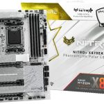 Задняя часть материнской платы с портами питания